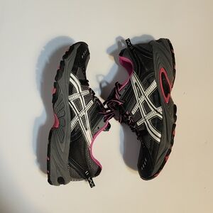 Asics Women's Athletic Shoes Black and Pink